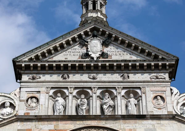 Portail de la cathédrale de Crémone, Crémone, Italie — Photo