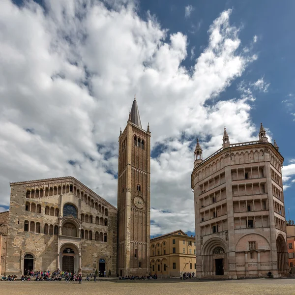 The clock on the Torre della Orologio — Stock Photo, Image