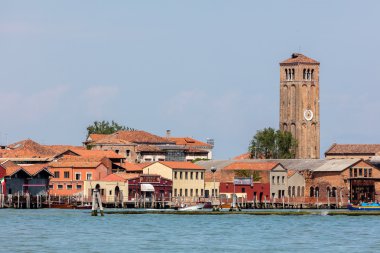 Murano adası ve Santa Maria e San Donato Kilisesi.