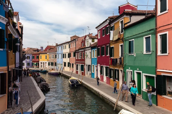 Venedik'in Burano adası — Stok fotoğraf