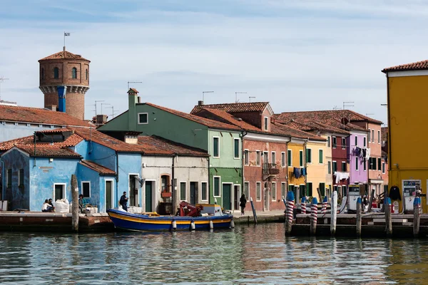 Wenecka wyspa Burano — Zdjęcie stockowe