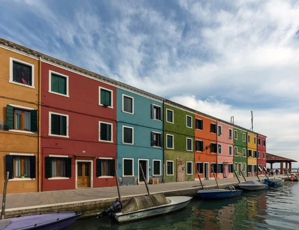 Isla veneciana de Burano — Foto de Stock