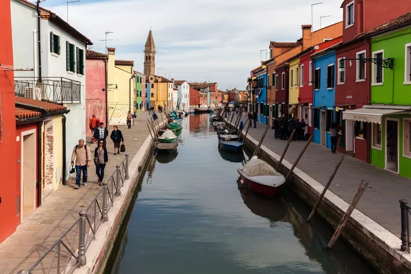 Venetianska ön Burano — Stockfoto