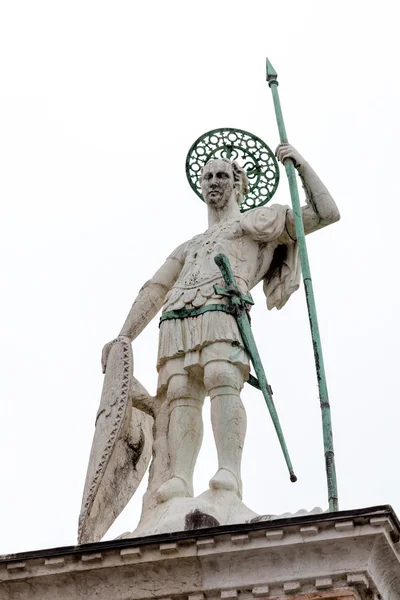 Theodore säule in venedig — Stockfoto