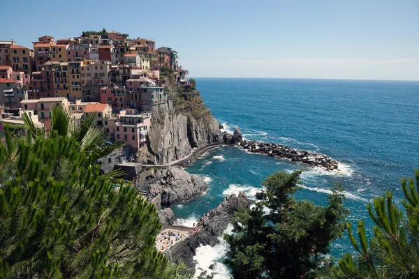 Manarola, Cinque Terre, Ligúria, Itália — Fotografia de Stock