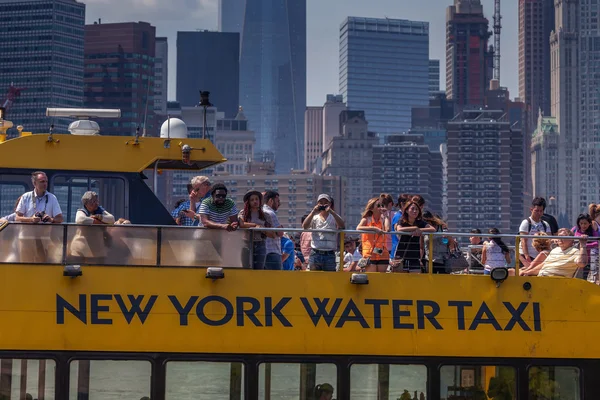 Watertaxi New York — Stockfoto