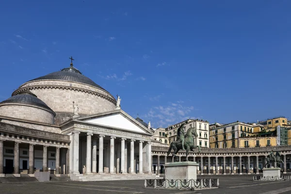 Церкви з Сан Франческо ді Паола в Неаполі, Італія — стокове фото