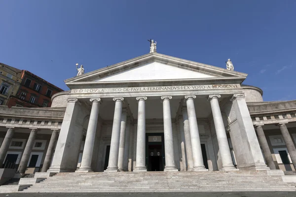 Kyrkan San Francesco di Paola i Neapel, Italien — Stockfoto