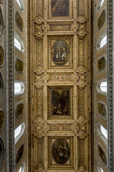 Plafond de la cathédrale de Naples — Photo