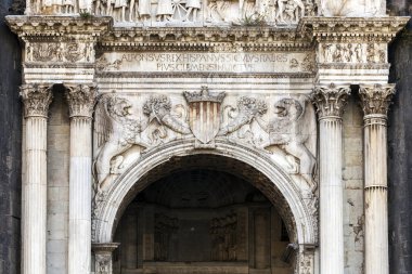 Fragment of Castel Nuovo's triumphal arch