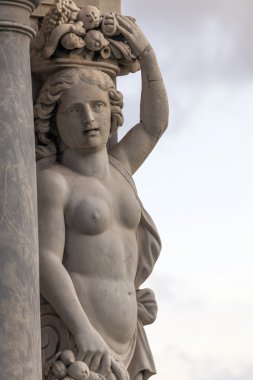 Fountain of the Giant in Naples, Italy