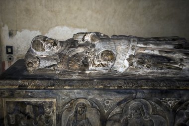 Royal Angevin tomb in Santa Chiara, Naples, Italy