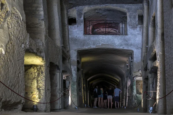 Catacombs San Gennaro Napoli, İtalya — Stok fotoğraf