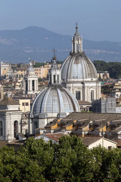 Uitzicht op Rome van Castel Sant'Angelo — Stockfoto