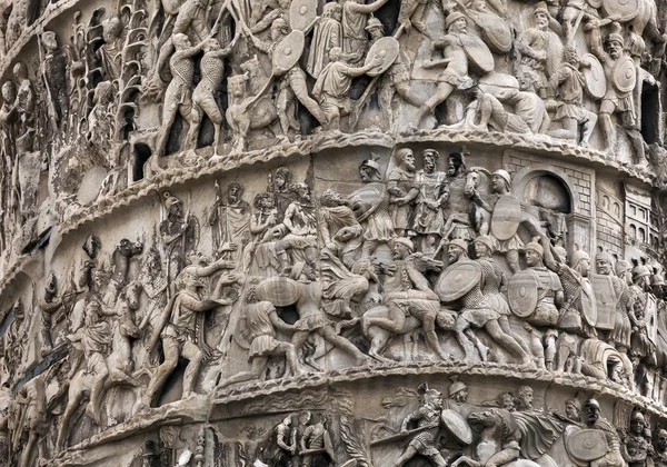 Fragment der Säule des Marcus aurelius — Stockfoto