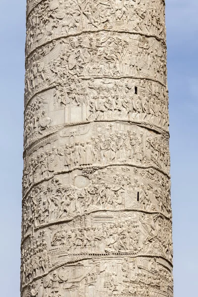 Trajanssäule in Rom, Italien — Stockfoto