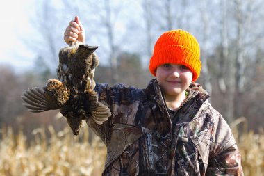 Young Grouse Hunter clipart