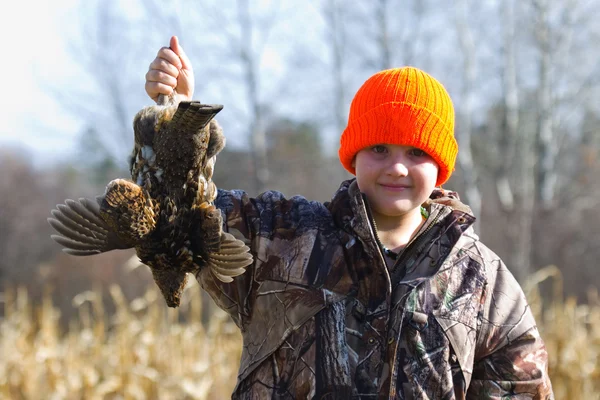 Unga skogshöns Hunter — Stockfoto