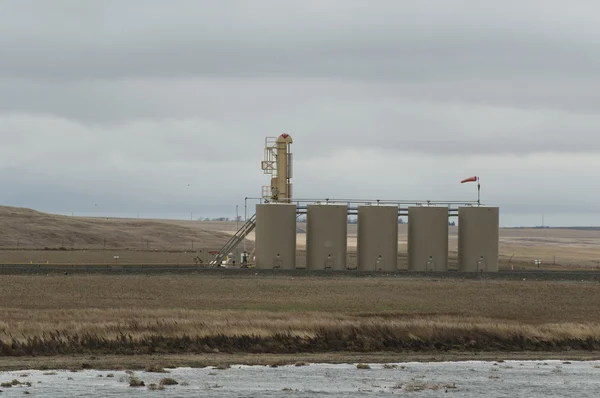 Oil Storage Tanks — Stock Photo, Image