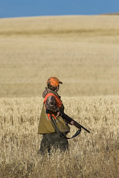 Young pheasant hunter — Stock Photo, Image