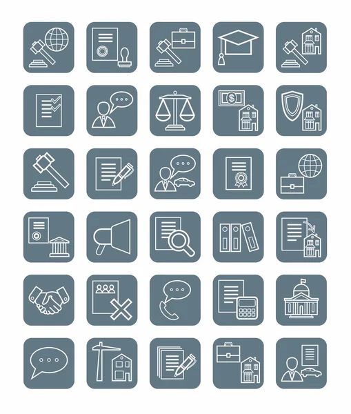 Yasal simgeler, doğrusal, gri, tek renkli.