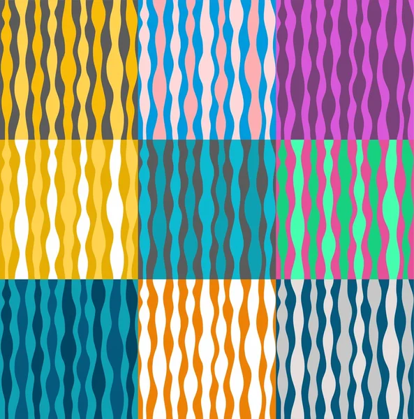 Fundo, abstrato, quadrados coloridos com listras . —  Vetores de Stock