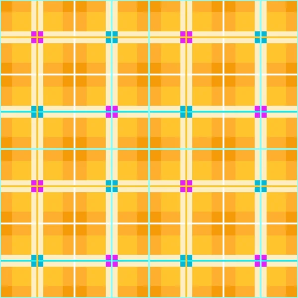 Seamless background, yellow squares, vector. — Stock Vector