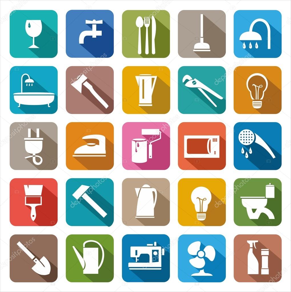 House Hold Items Stock Vector (Royalty Free) 26752630