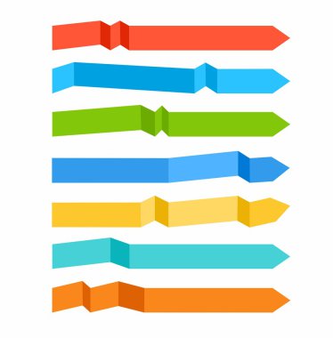 Okları, renkli. Renkli kağıt.