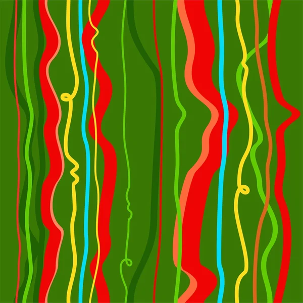 Achtergrond, lint, naadloze, groen. — Stockvector