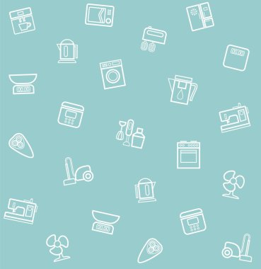 Aletleri, seamless modeli, mavi-gri.