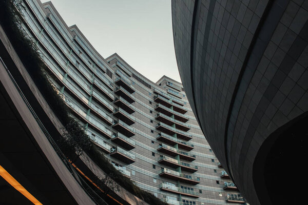 modern building with spherical construction, Istanbul, Turkey