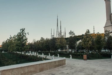 Mihrimah Sultan Camii yakınlarındaki park, İstanbul, Türkiye