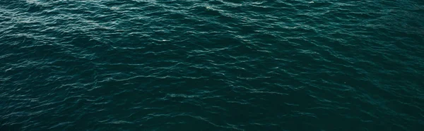 Вид Зверху Поверхню Хвилястої Води Банер — стокове фото
