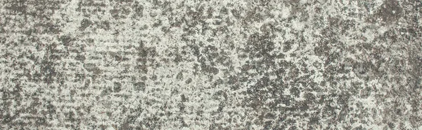 Textured surface of unpolished, grey stone, top view, banner — Stock Photo