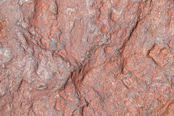 Surface Visage Minerai Fer Oxydé Brut Afrique Sud — Photo