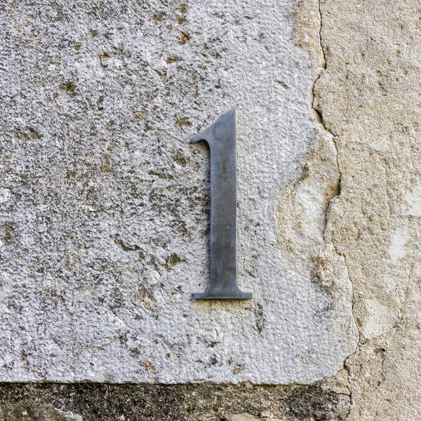House number 1 — Stock Photo, Image