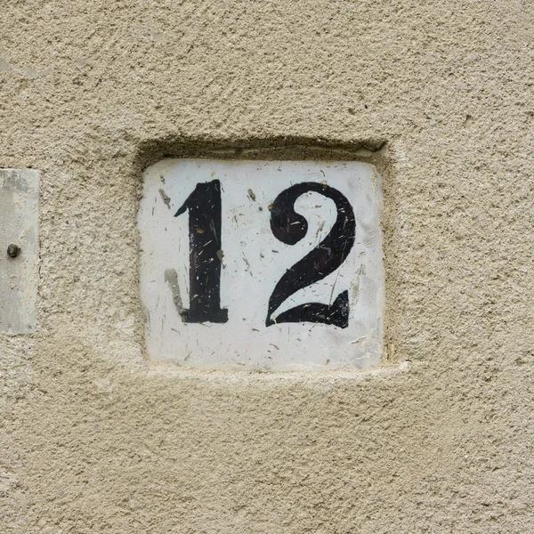 House number 12 — Stock Photo, Image