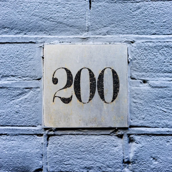 Casa número 200 — Foto de Stock