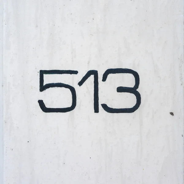 Numer domu 513 — Zdjęcie stockowe