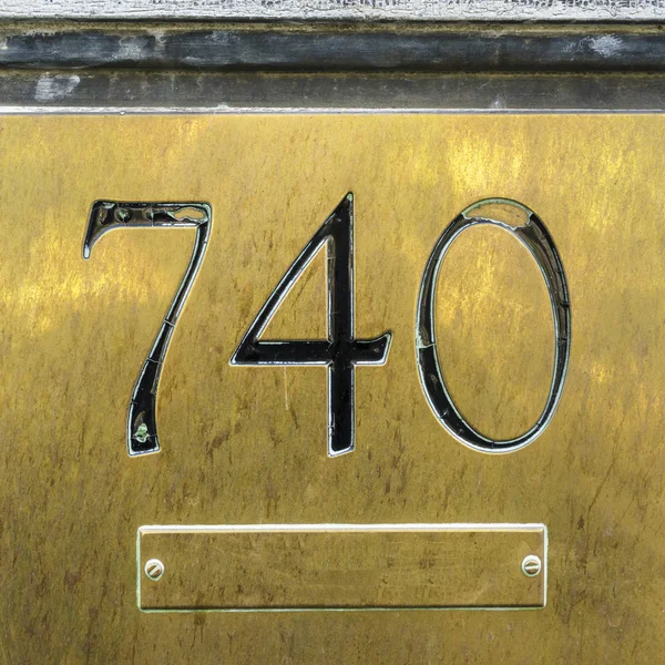 House number 740 — Stock Photo, Image