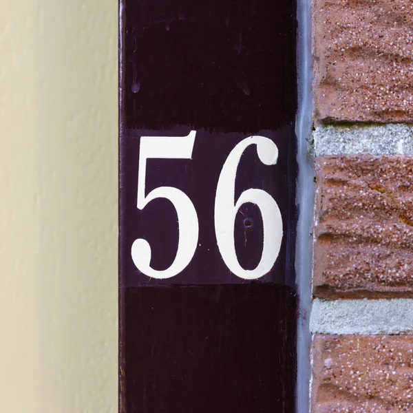 Numero 56 - Casa numero 56 — Foto Stock