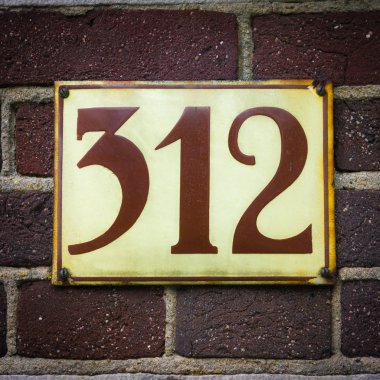 Ev numarası 312