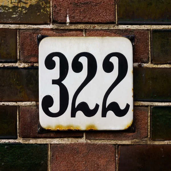 Numéro de maison 322 — Photo