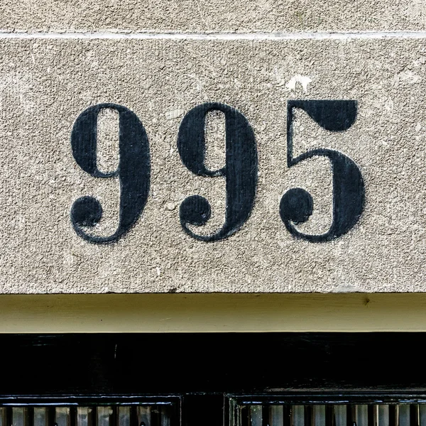 Hausnummer 995 — Stockfoto