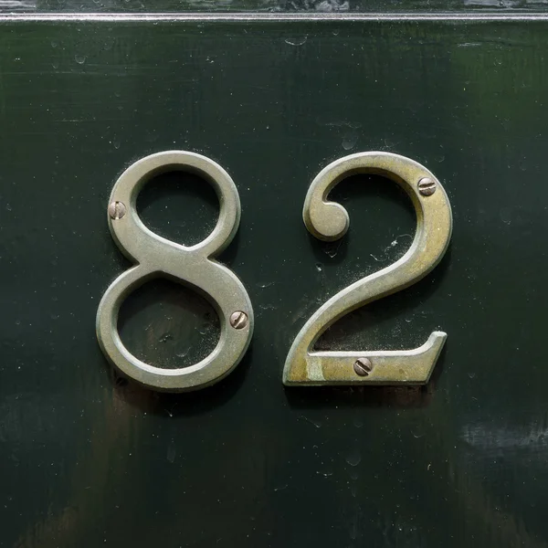 House number 82 — Stock Photo, Image