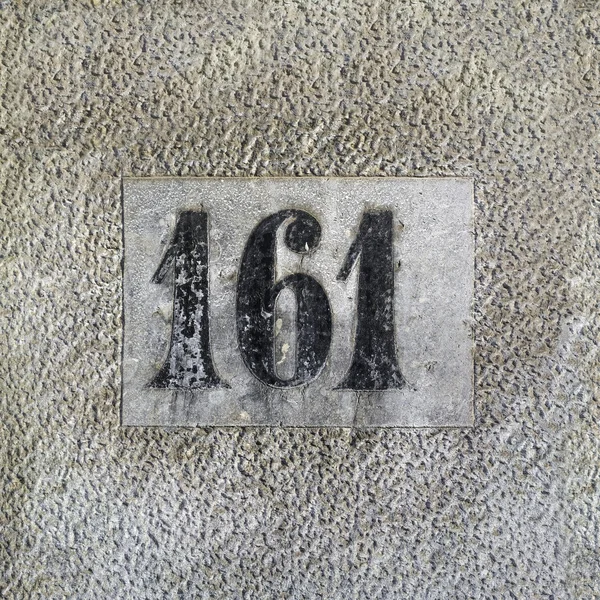 Ev numarası 161 — Stok fotoğraf