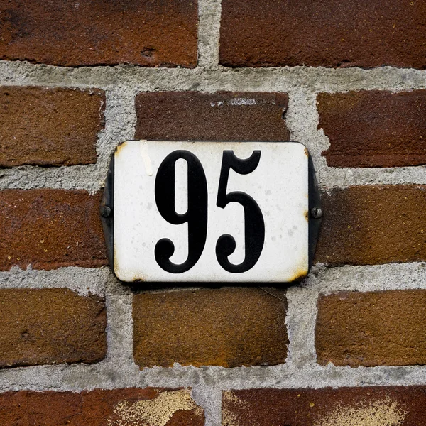 House number 95 — Stock Photo, Image