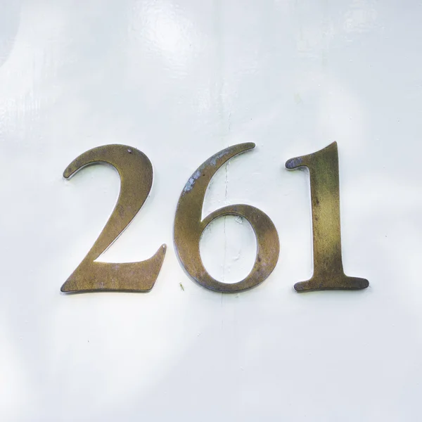 House number 261 — Stock Photo, Image