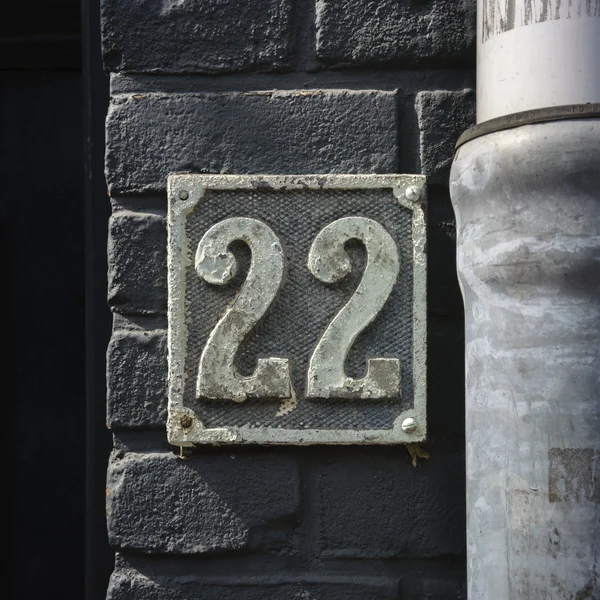 House number 22 — Stock Photo, Image